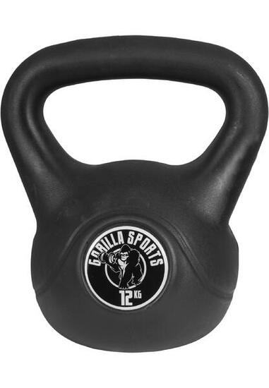 LOT 11 KETTLEBELLS NOIRS + RACK DE RANGEMENT | MUSCULATION | DE 2KG À 20KG