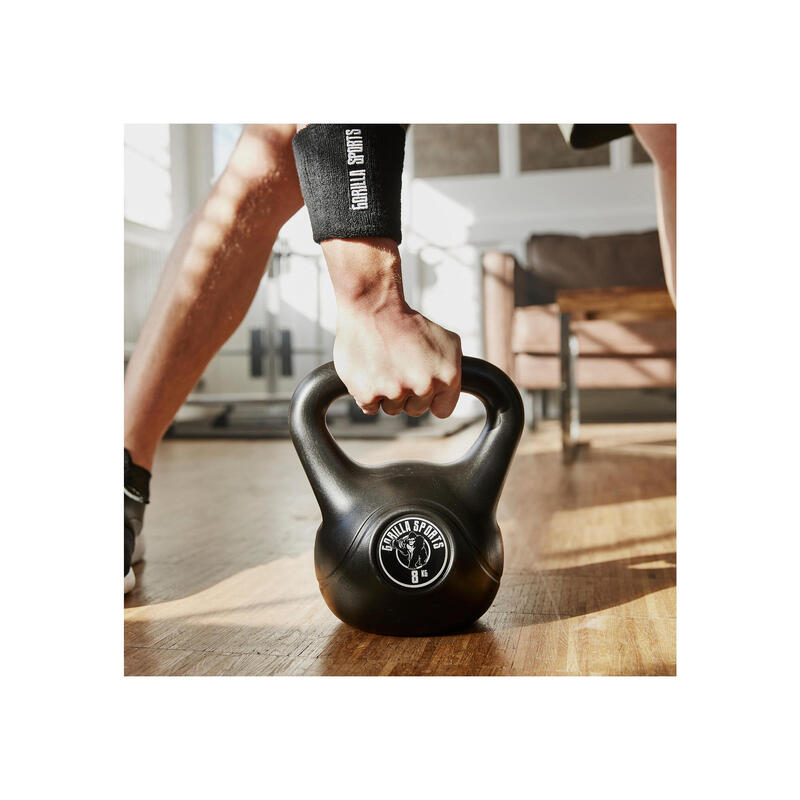 GORILLA SPORTS Kettlebell Kunststoff