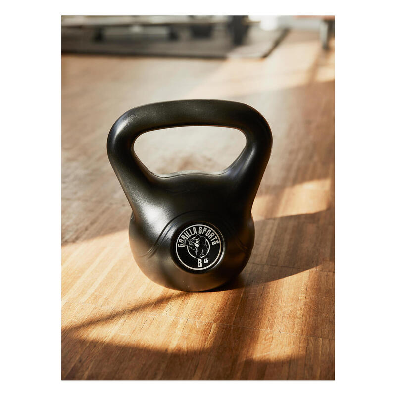 GORILLA SPORTS Kettlebell Kunststoff