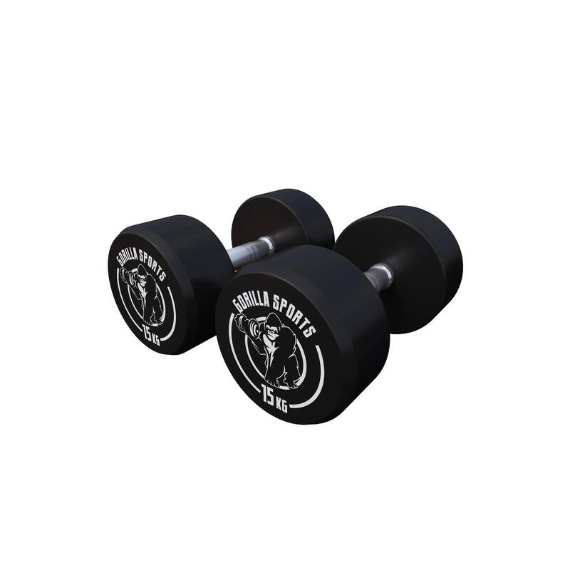 HALTÈRE MONOBLOC ROND | MUSCULATION | AU CHOIX DE 2,5KG À 40 KG