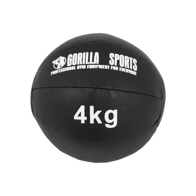 LOT 10 MEDECINE BALL CUIR SYNTHÉTIQUE | MUSCULATION | POIDS TOTAL 55KG