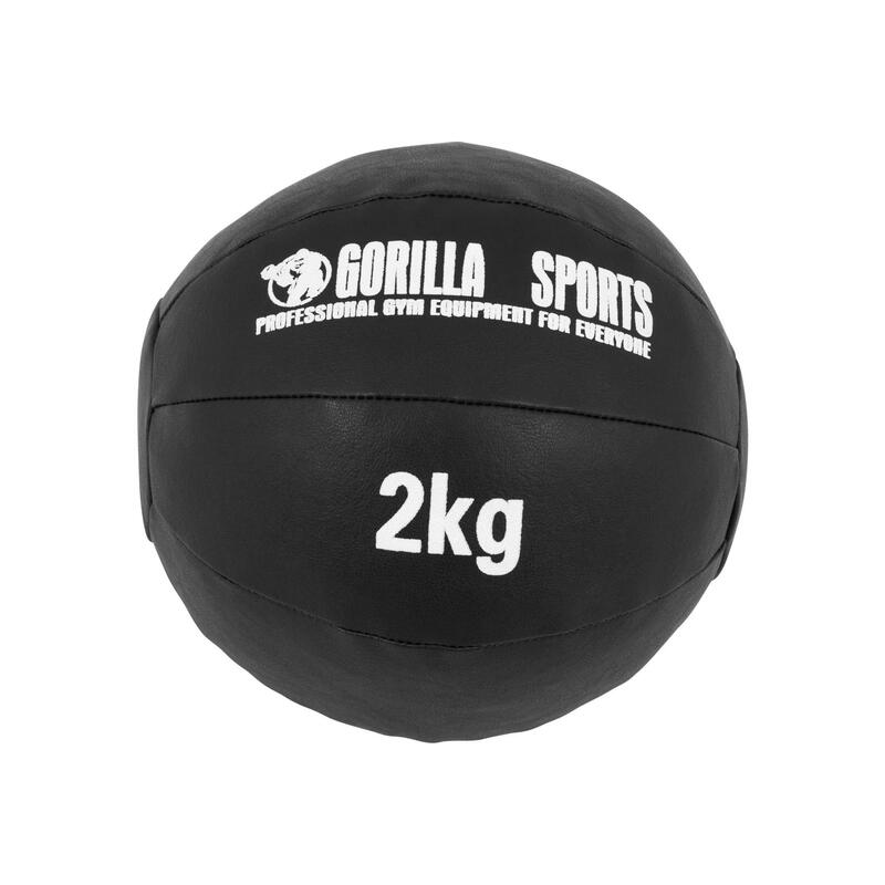 Medecine Ball ATLETICA 4 Kg - Cuir Synthétique - Entraînement CrossTraining, HIIT