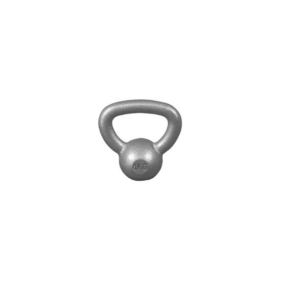 Kettlebell (2-32 kg) żeliwny treningowy srebrny Gorilla Sports trening siłowy