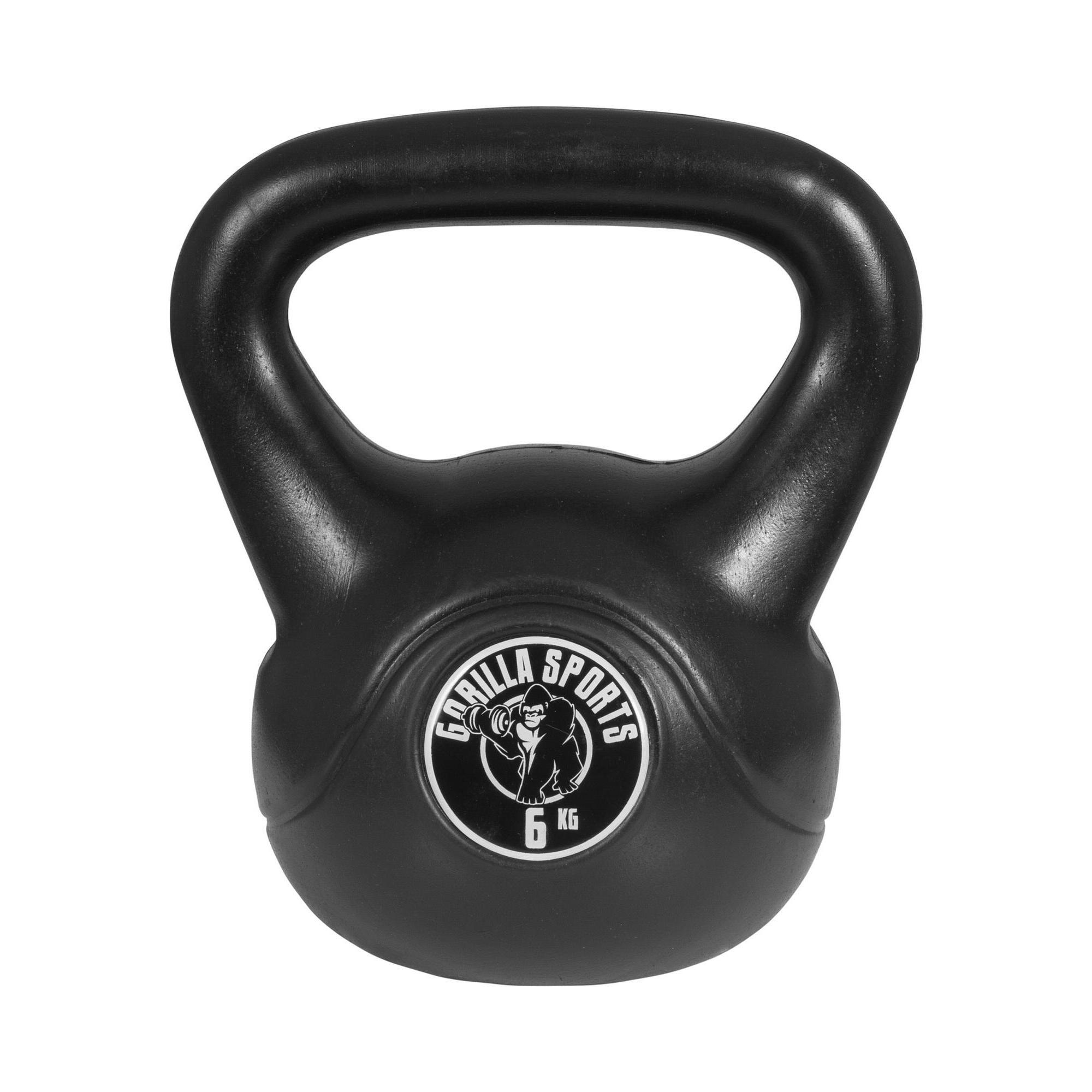 GORILLA SPORTS Kettlebell Kunststoff