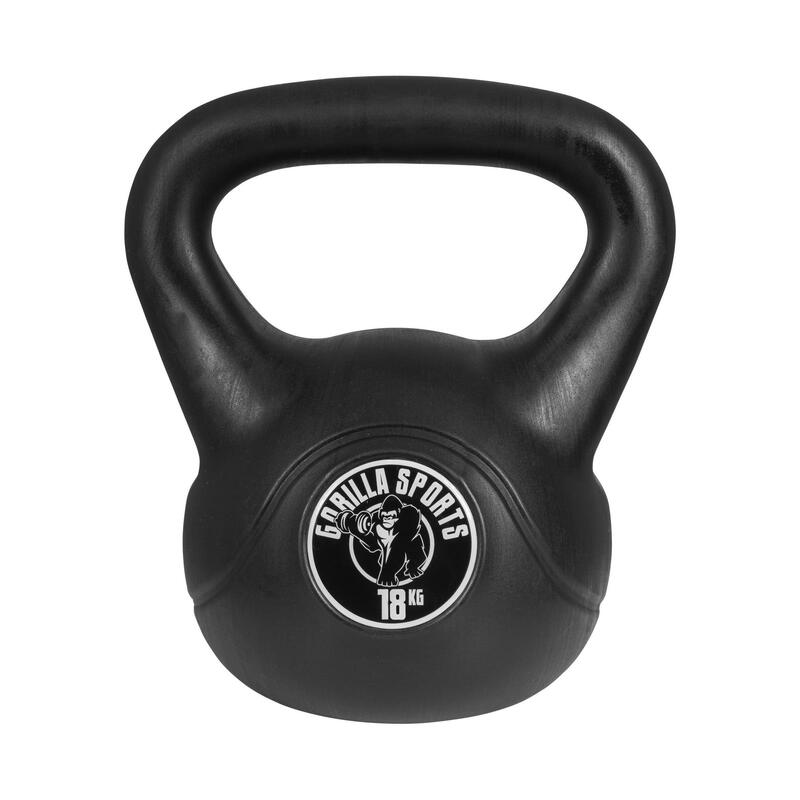 Kettlebell - Kunststof - 18 kg