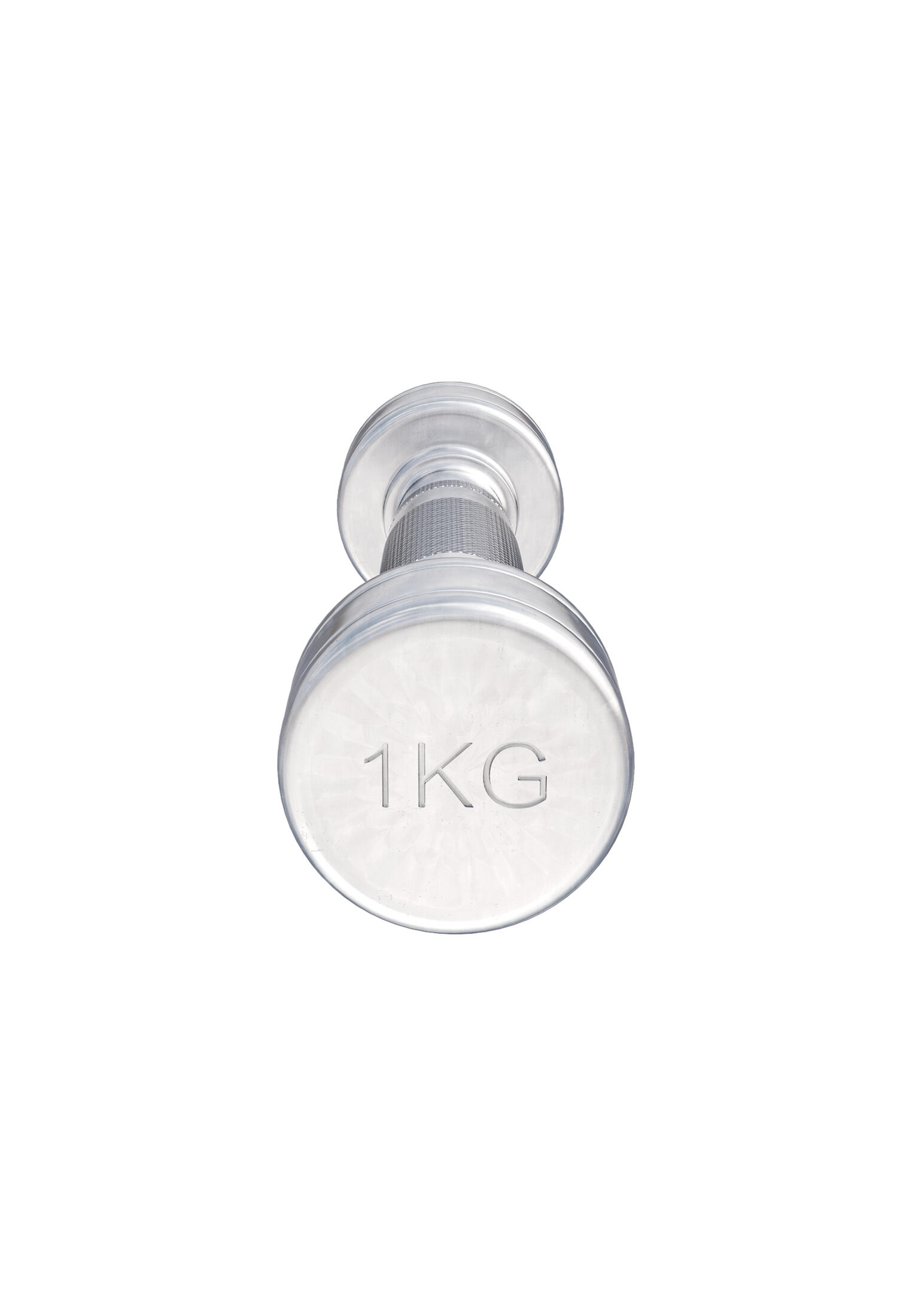 Dumbbellset 2 kg - 2x1 kg - Halterset - Vaste dumbbells - Chroom 2/7