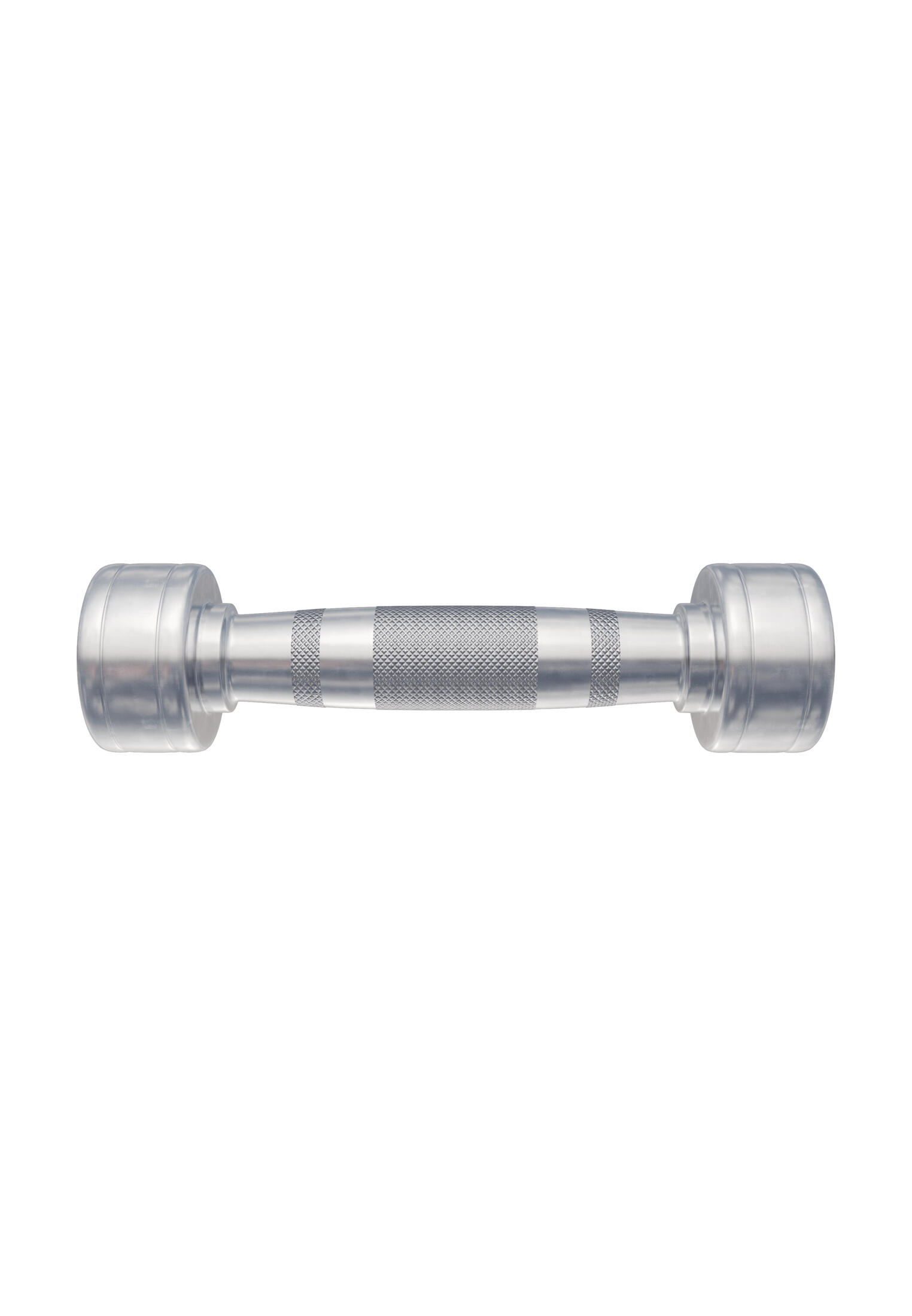 Dumbbellset 2 kg - 2x1 kg - Halterset - Vaste dumbbells - Chroom 3/7