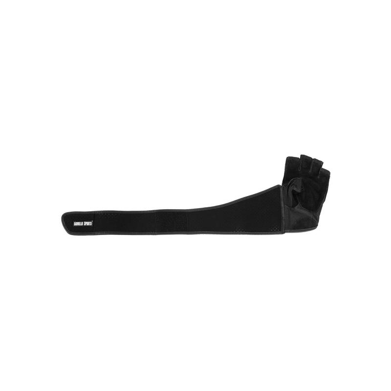 Luxe Fitness Handschoenen - Leer - met polsbandage - L