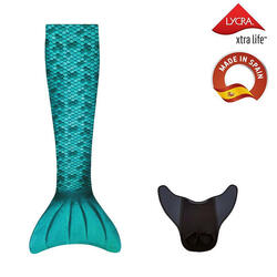 Kuaki mermaids queue de sirene avec monopalme aquaris turquoise Taille XXS