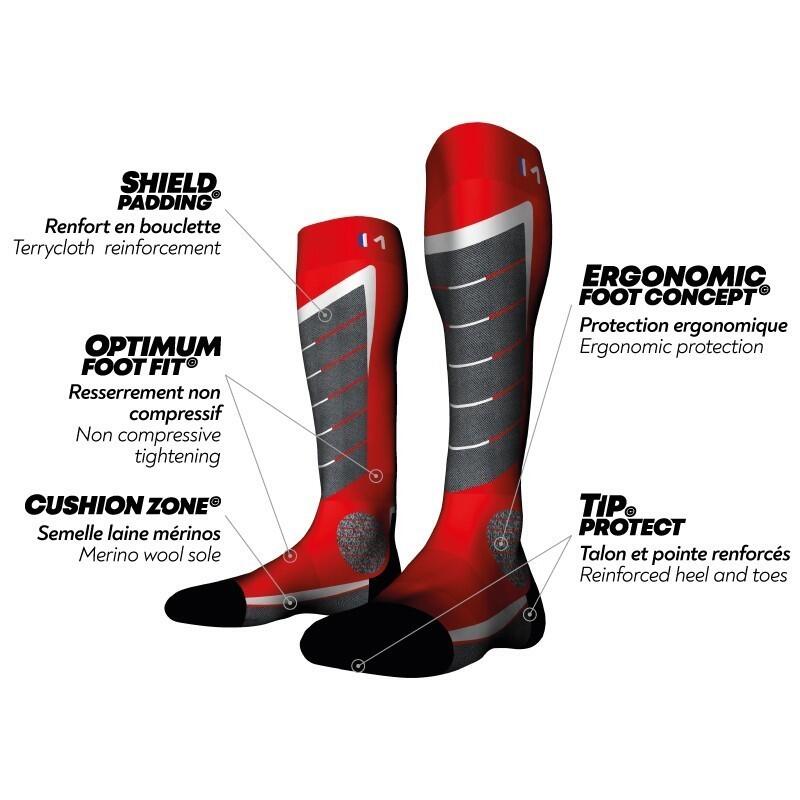 MONNET MI-BAS ACCESS ROUGE CHAUSSETTES 2024 2/6