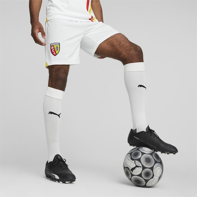 Shorts de fútbol RC Lens de la 3.ª equipación 23/24 PUMA White Pelé Yellow