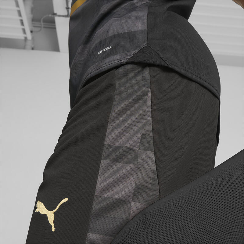 Fotbalové kraťasy Stade Rennais F.C. PUMA Black Matte Gold Beige