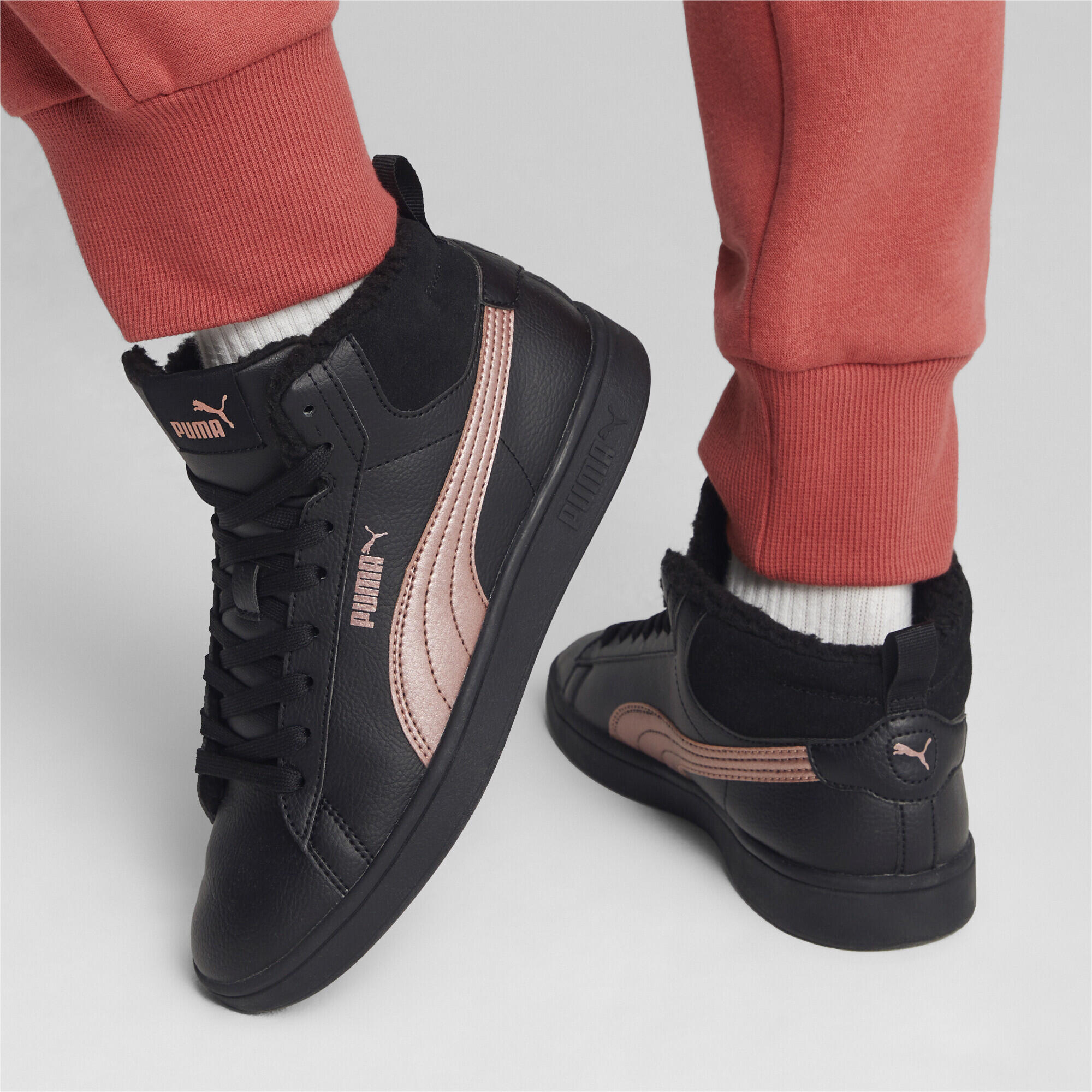 Puma - Sneakers Mi-montantes Smash 3.0 Wtr Puma - Baskets - Gris|jaune|noir - Decathlon