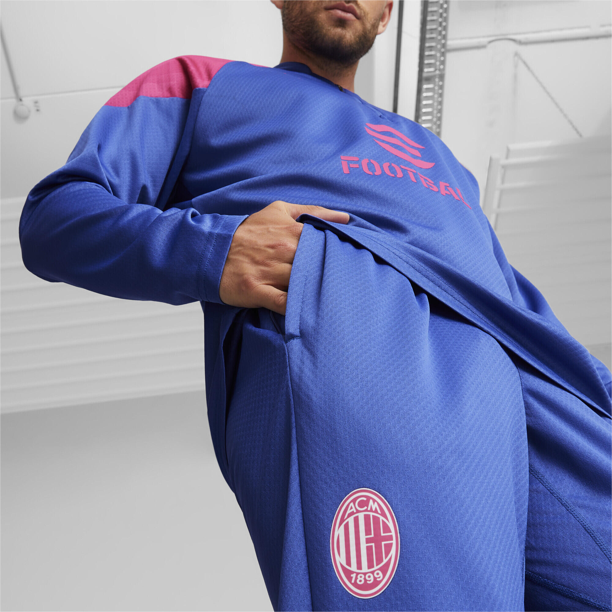 Pantalones AC Milan de training de fútbol PUMA Royal Sapphire Blue 4/6