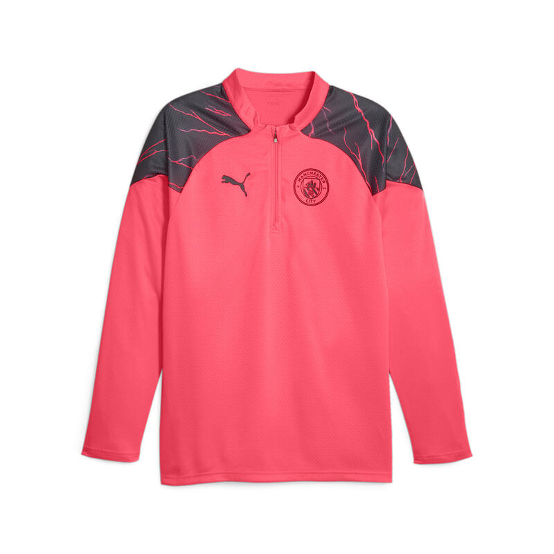 Manchester City voetbaltop met kwartrits PUMA Sunset Glow Dark Navy Pink Black