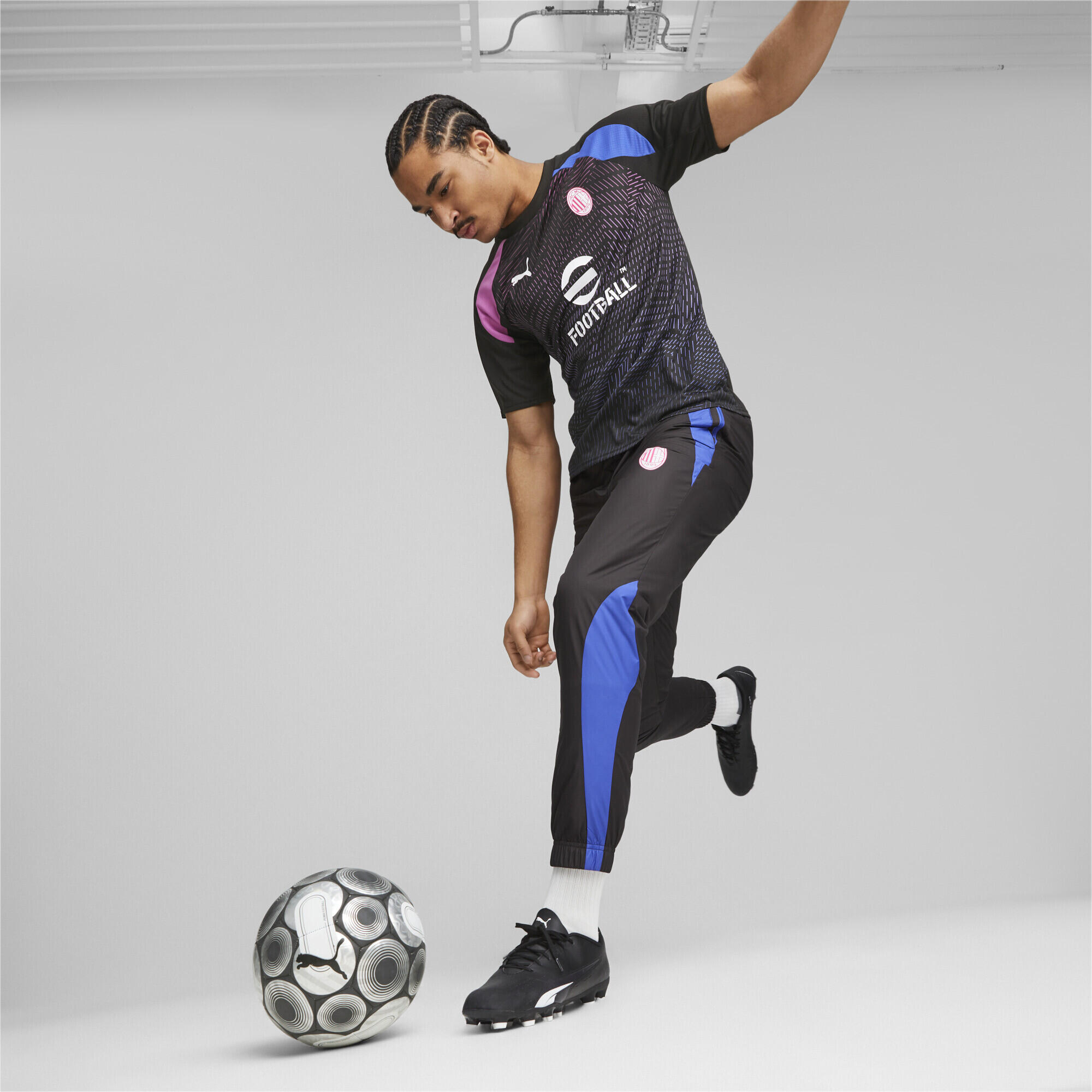 Maillot d'avant-match à manches courtes 23/24 AC Milan PUMA 5/6