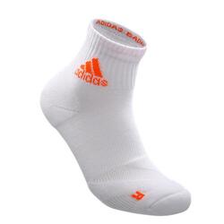 wucht P3 Badminton Socks Low Cut White with Signal Orange Size 3