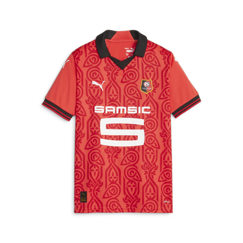 Stade Rennais F.C. 23/24 thuisshirt voor jongeren PUMA Red Black