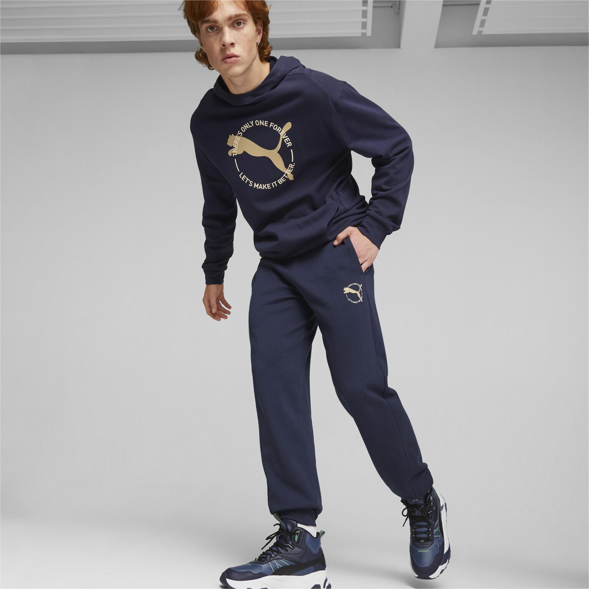 Pantalon de survêtement Better Sportswear Homme PUMA Navy Blue 5/7