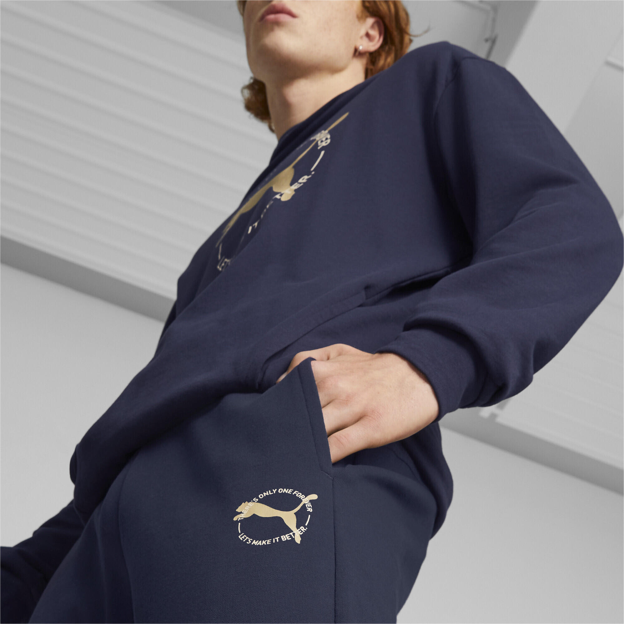 Pantalon de survêtement Better Sportswear Homme PUMA Navy Blue 3/7