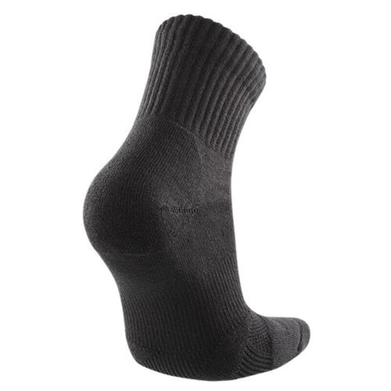 wucht P3 Badminton Socks Low Cut Black with Solar Gold