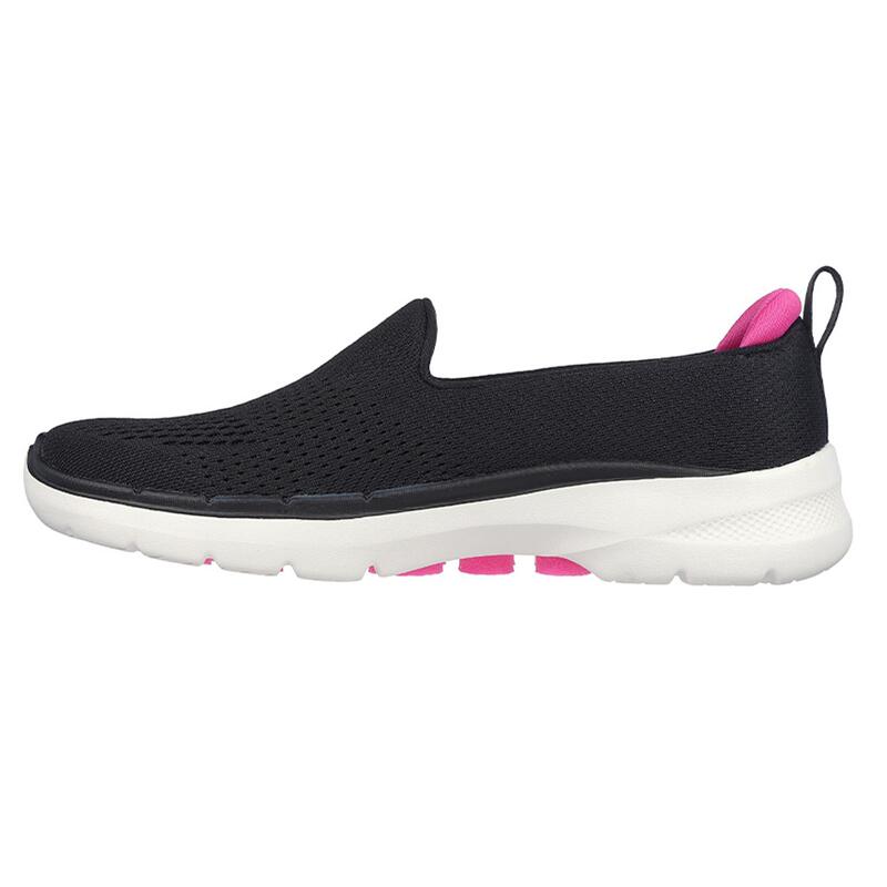 Zapatillas Deportivas Caminar Mujer Skechers 124571_BKHP Negras sin Cordones