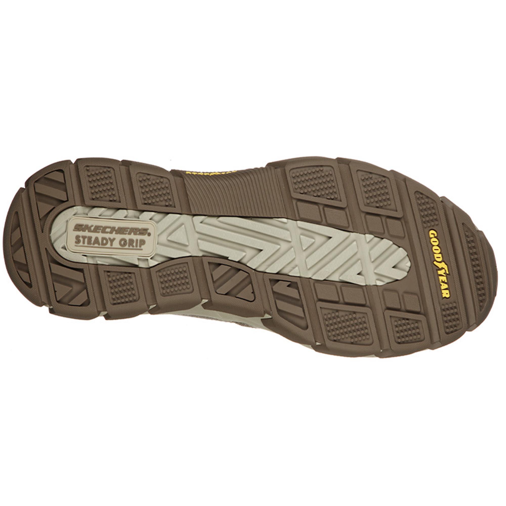 Zapatillas Skechers Hombre Respected Canvas Taupe 3/5