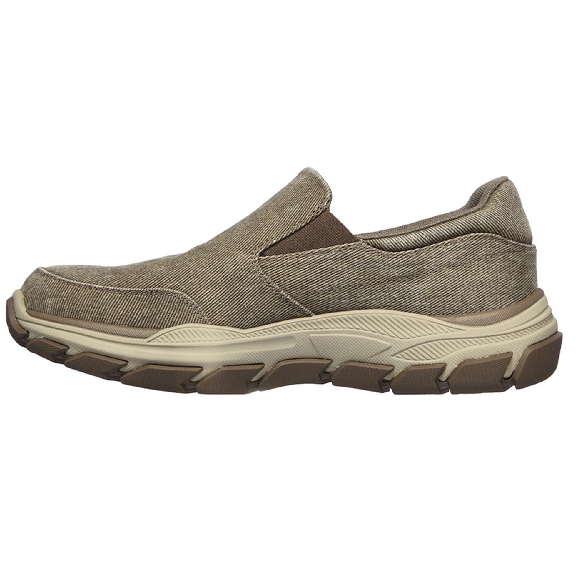 Zapatillas Skechers Hombre Respected Canvas Taupe 4/5