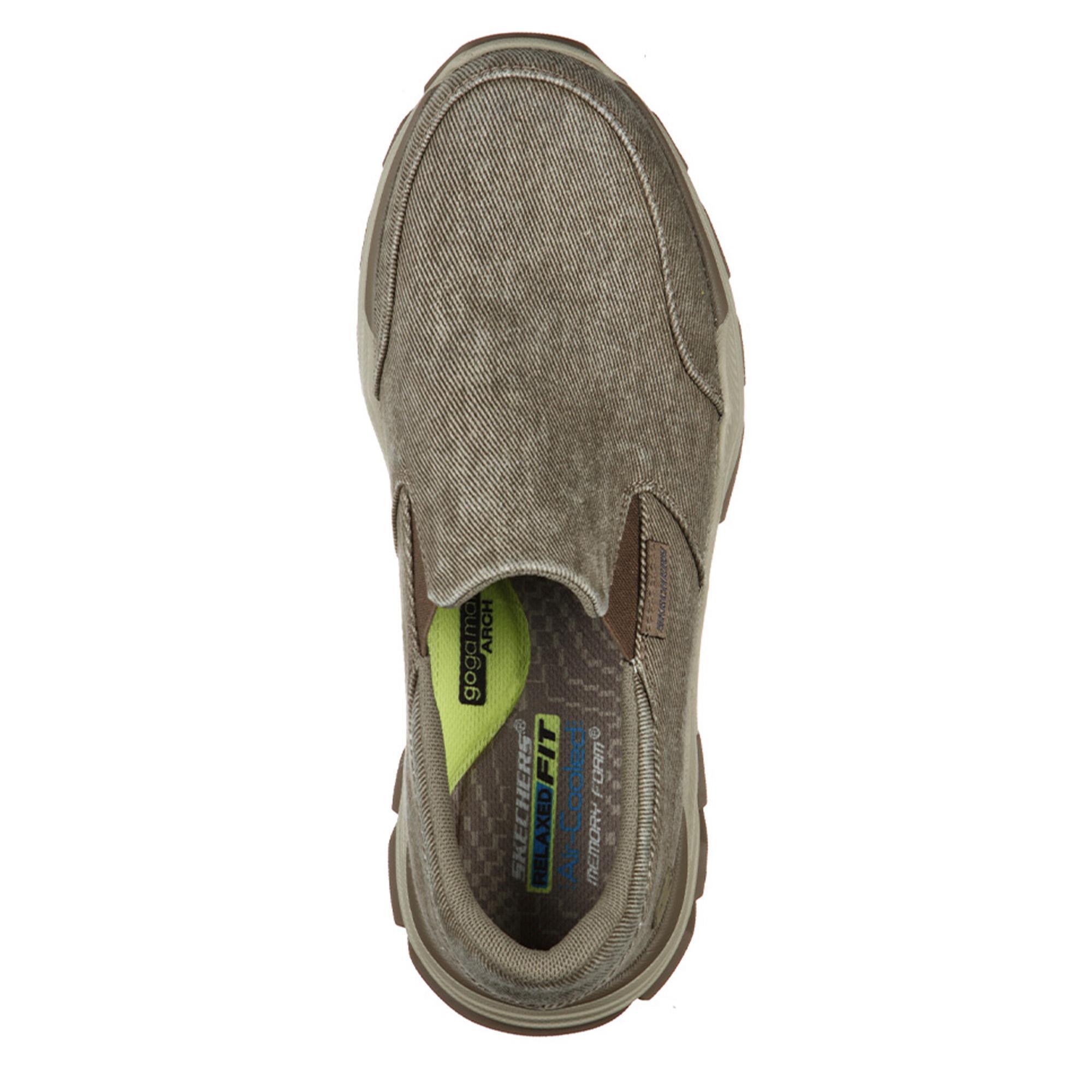 Zapatillas Skechers Hombre Respected Canvas Taupe 5/5