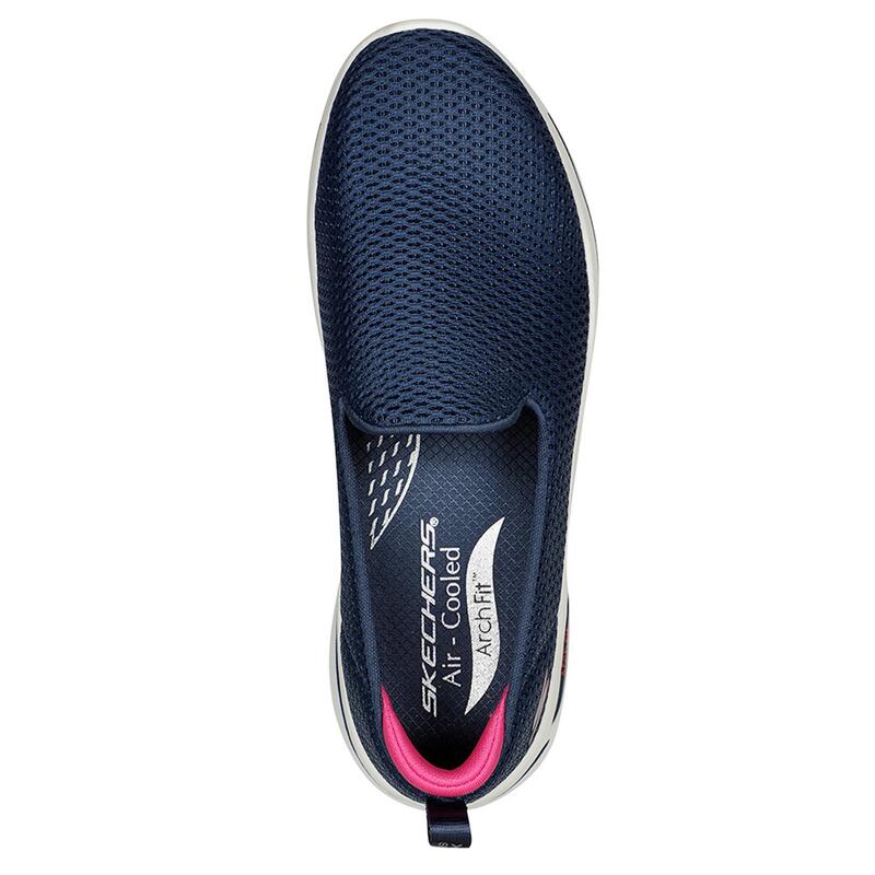 Sapatilhas Desportivas de Caminhada Mulher Skechers 124880_Nvhp Azul-marinho
