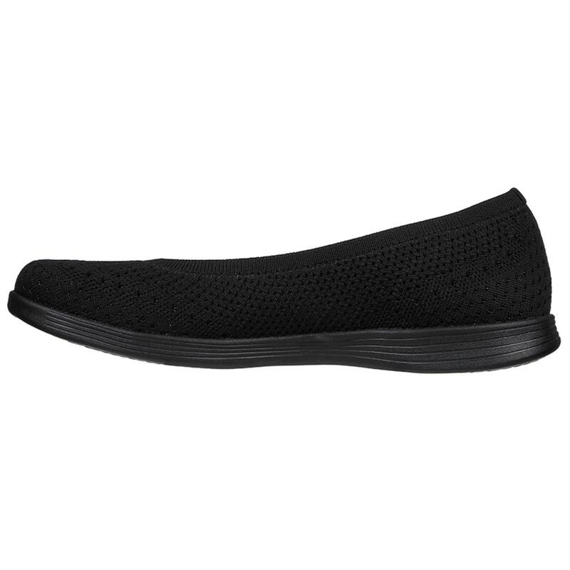 Zapatillas Deportivas Caminar Mujer Skechers 136251_BBK Negras sin Cordones