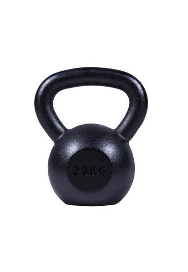 KETTLEBELL EN FONTE NOIRE | MUSCULATION | POIDS AU CHOIX