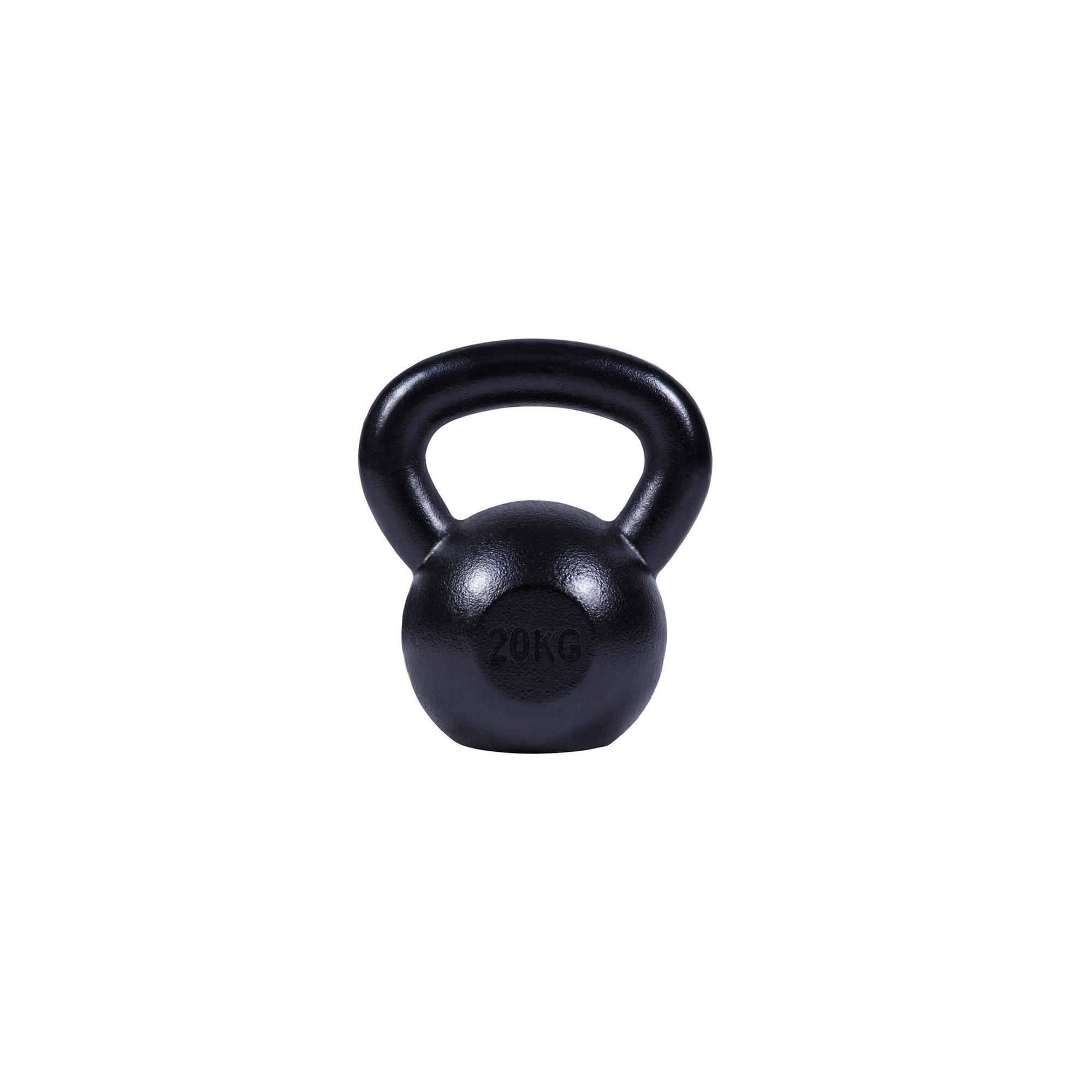 GORILLA SPORTS Gorilla Sports kettlebell činka, litinová, černá, 20 kg