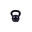 GORILLA SPORTS Kettlebell Gusseisen Schwarz 4-32 KG