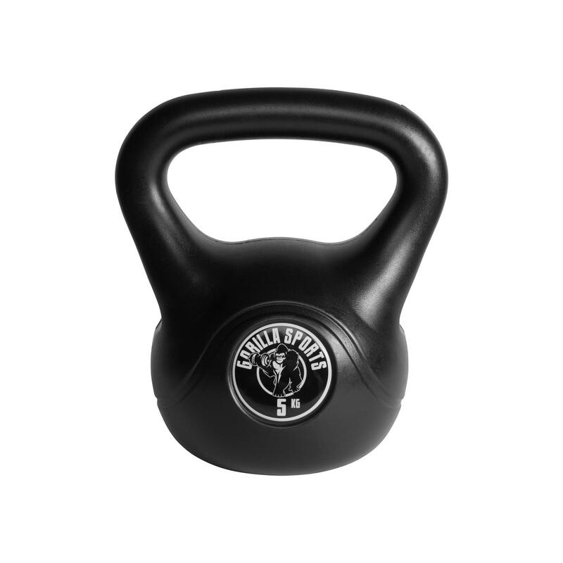 GORILLA SPORTS Kettlebell Kunststoff