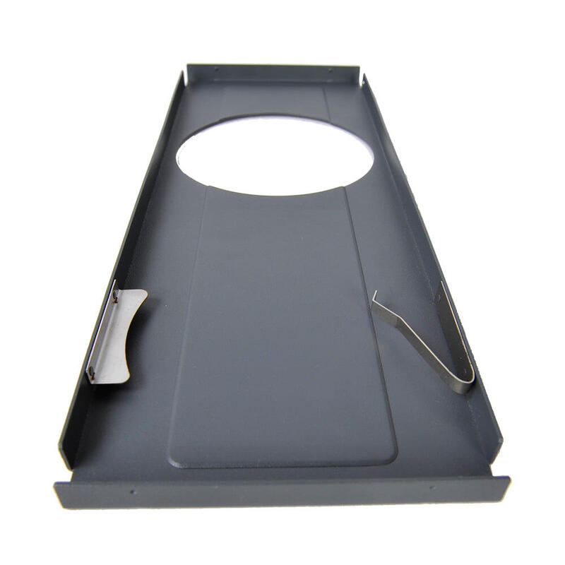 Cube Camping Desk Burner Plate - Grey