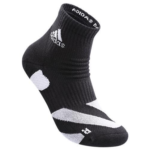 wucht P5 Badminton Socks Low Cut Black with Glory Grey Size 1