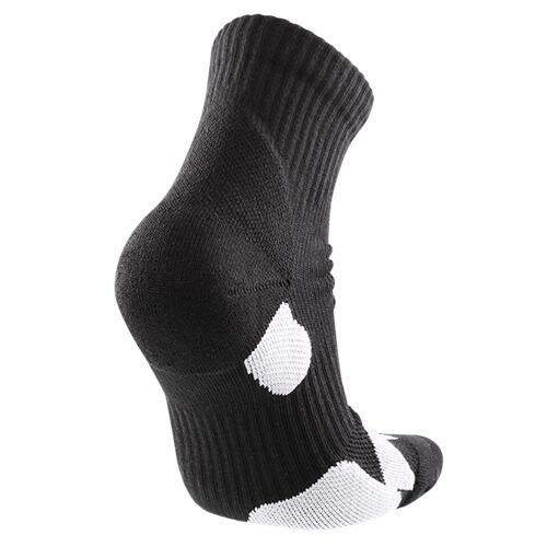 wucht P5 Badminton Socks Low Cut Black with Glory Grey Size 1