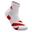 wucht P5 Badminton Socks (短筒襪) White with Scarlet Size 1