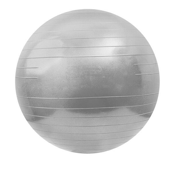 Ballon de gym résistant - 65 cm - Argent