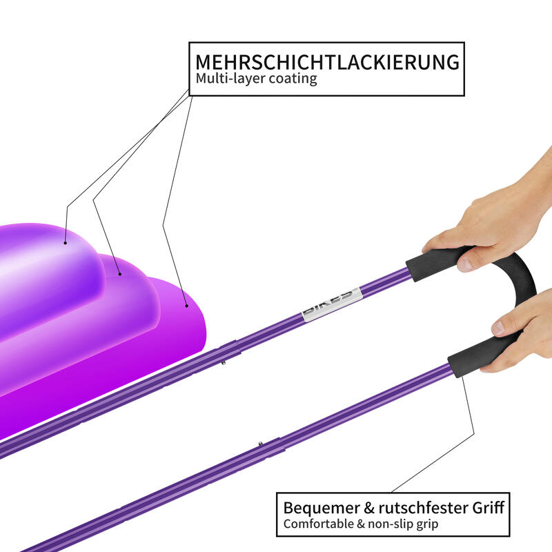 Schiebestange - Schubstange Haltestange für Kinderfahrrad - Fahrrad Lernhilfe