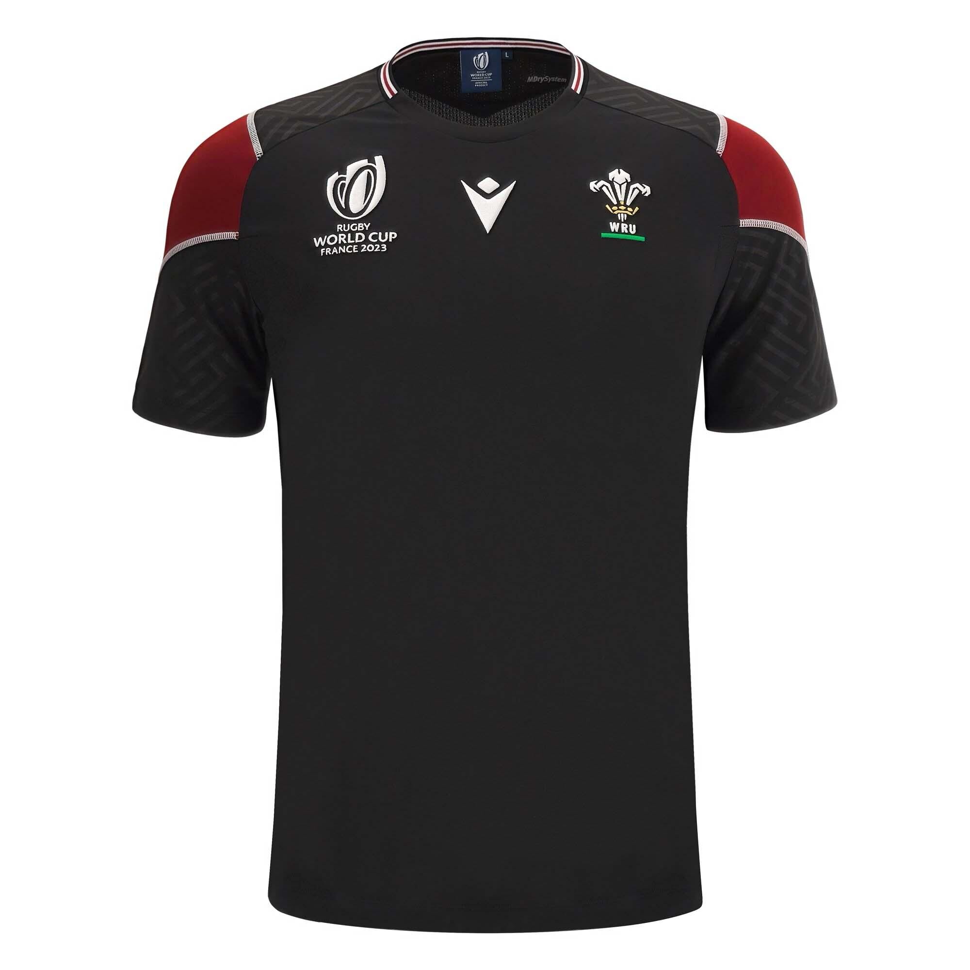 MACRON Macron Wales Rugby World Cup 2023 Mens Training T-Shirt