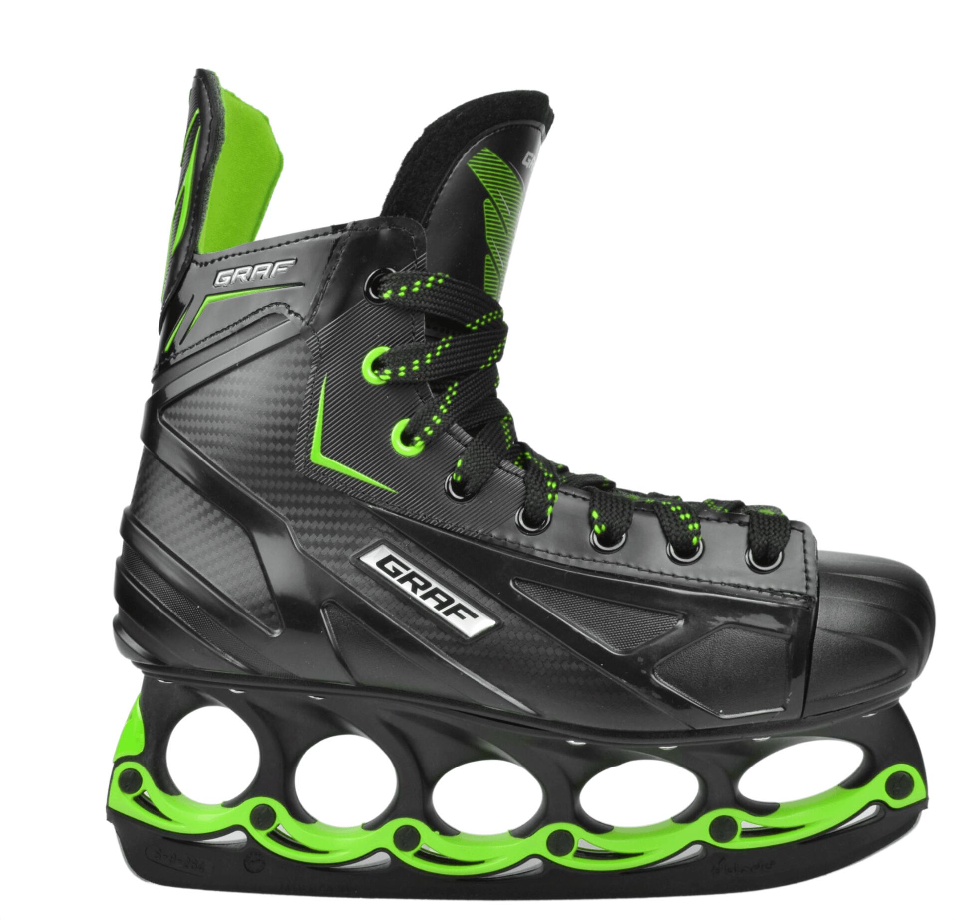 tblade Schlittschuhe Graf Ultra G875 Green Edition Ultraleicht mit t-blade Kufen 4/7