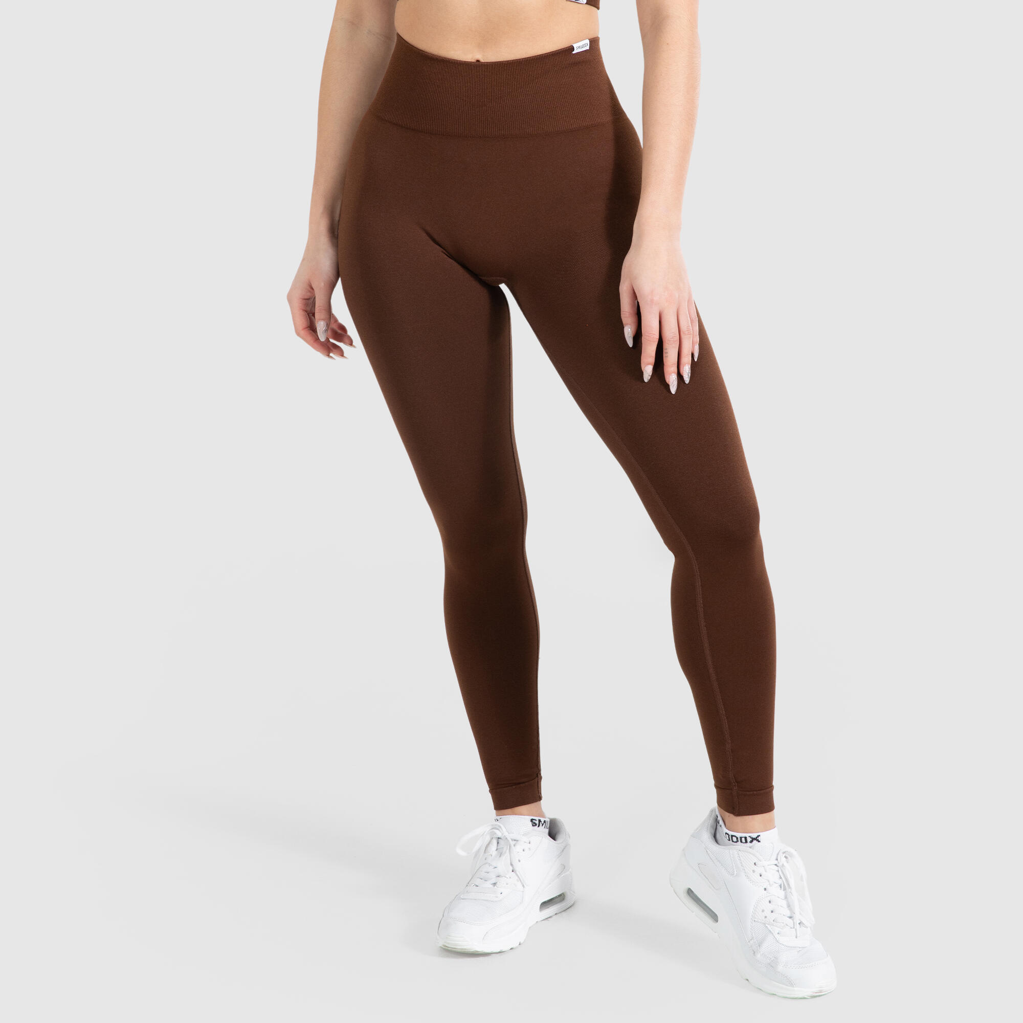 SMILODOX Damen Leggings Amaze Pro Braun