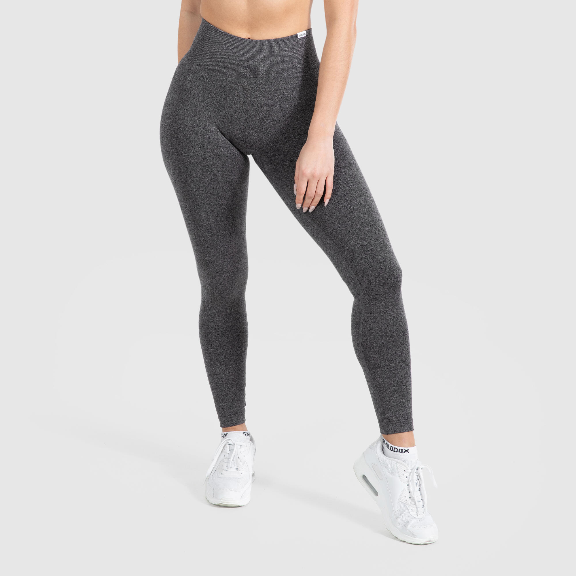 SMILODOX Damen Leggings Amaze Pro Anthrazit Melange