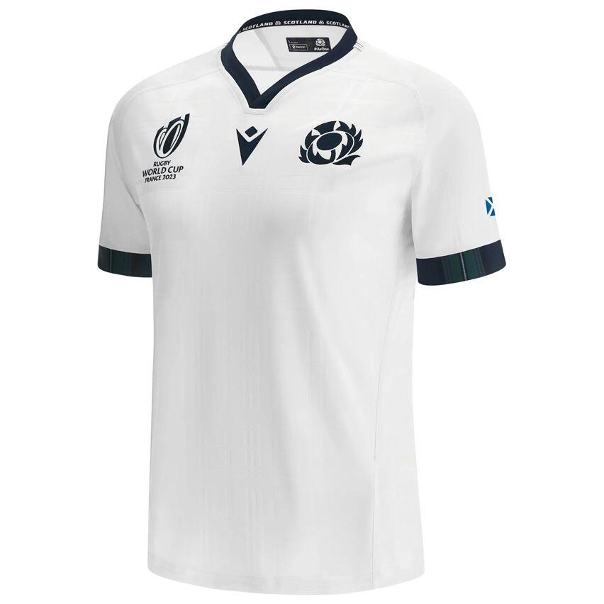 RUGBY WORLD CUP 2023 Macron Scotland SRU RWC2023 Mens Away Rugby Shirt