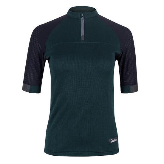 Maglia a manica lunga da ciclismo da donna Leggero Gravel Antracite