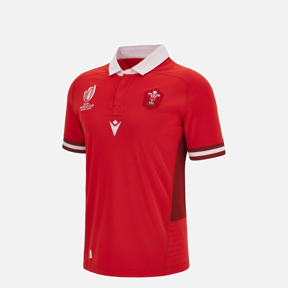 Macron Wales Rugby World Cup 2023 Kids Home Shirt 1/6