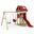 Spielturm DinkyStar mit Schaukel & roter Rutsche