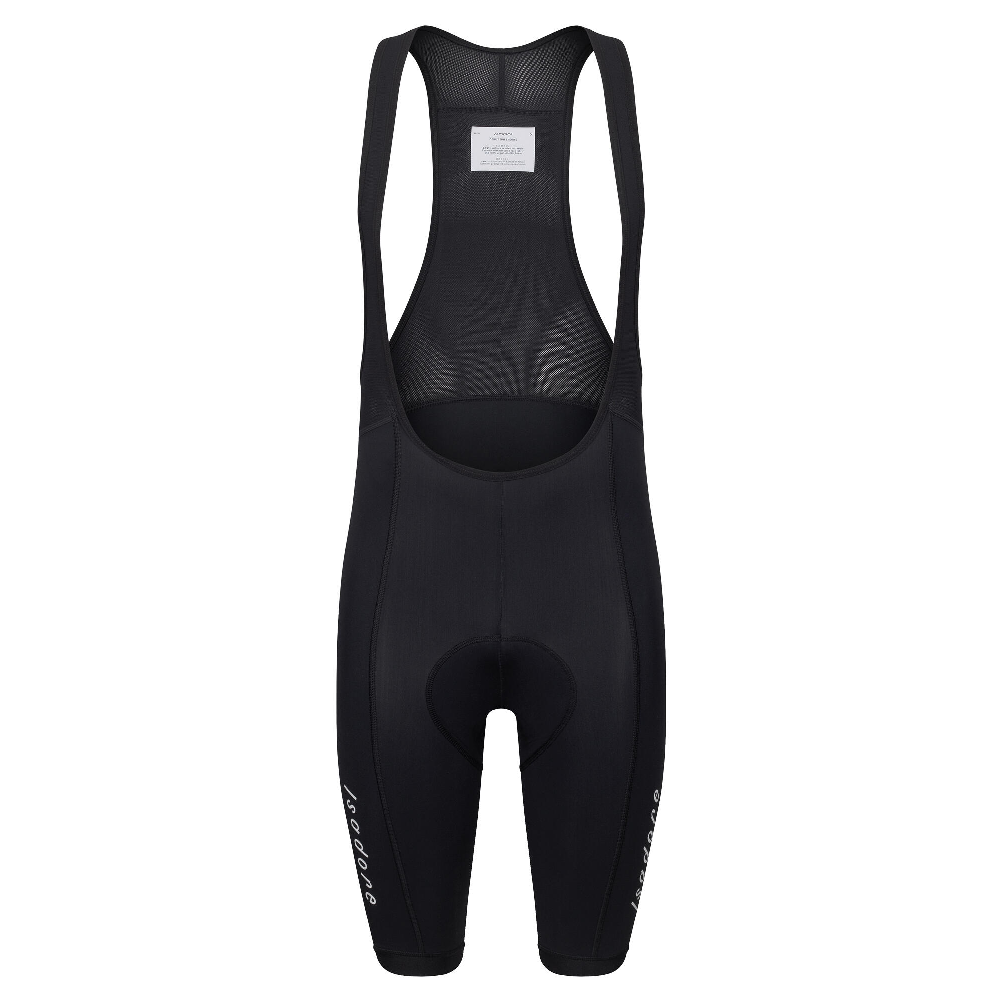Isadore - Cuissard De Cyclisme Pour Hommes Debut Noir - Cuissard De Vélo À Bretelles - Noir - 36 Xs - Decathlon